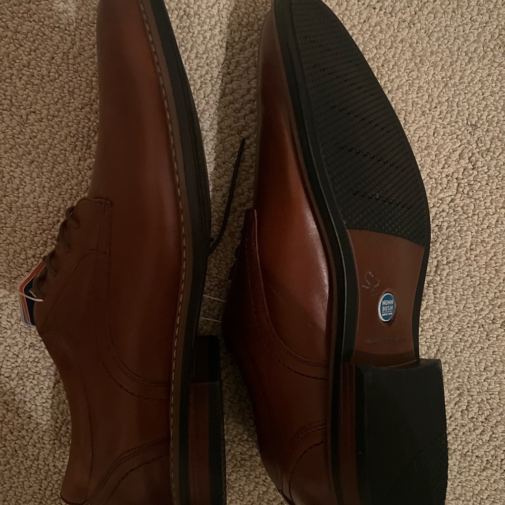 Men's Brown Leather Dress Shoes